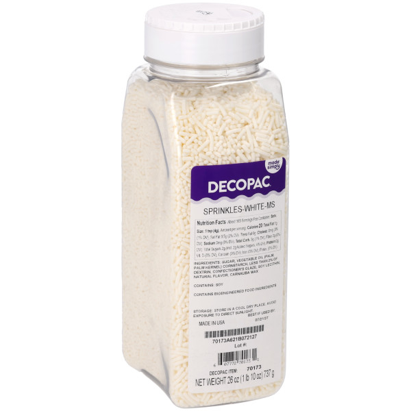 White Made Simply Sprinkles 26 OZ - Image 2