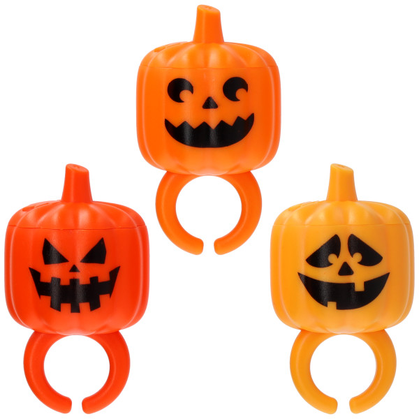 Fillable Pumpkin Cupcake Rings 72 CT
