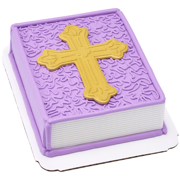 Gold Cross Ornate Gum Paste Layon 4.25"x 4.25" 12 CT - Image 3