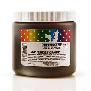 Sunset Orange 16 Fluid OZ Gel Paste