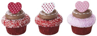 Polka Dot Heart Rings 144 CT