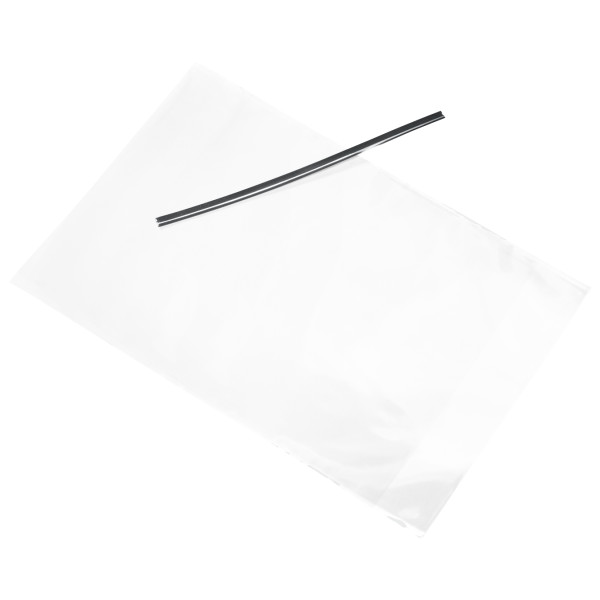 Cello Bag 4" X 6" w/Silver Twist Ties 50 CT