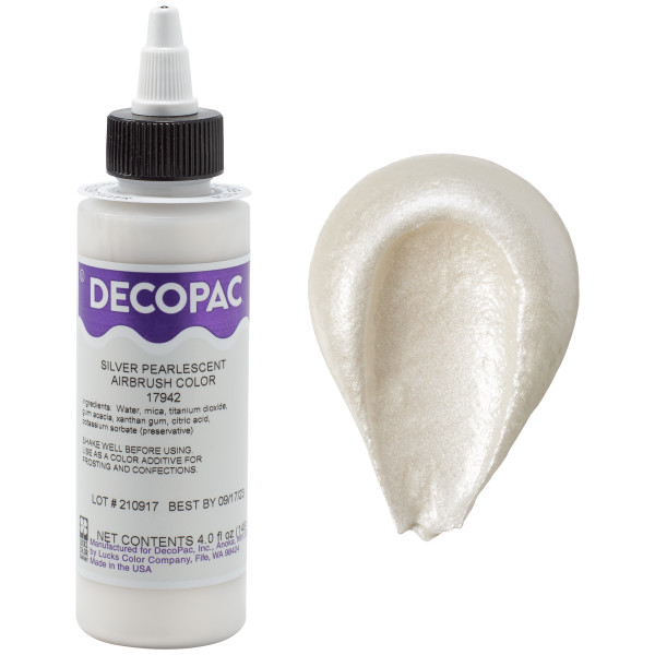 Pearlesent Silver Shimmer 4 OZ Airbrush