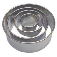 Biscuit Cutter 4pc Set 1 3/4" high