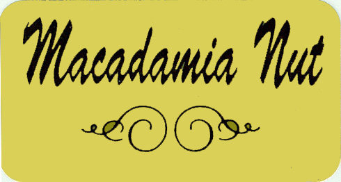 Macadamia Nut Labels 500 CT