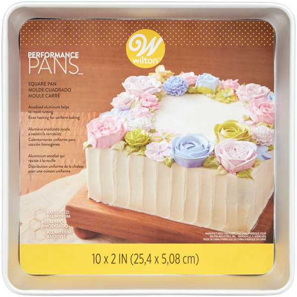 10"x 2" Square Performance Pan