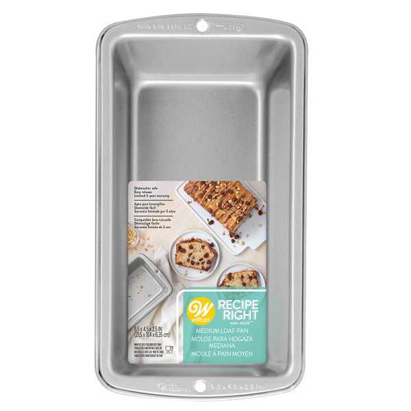 Loaf Pan 8 1/2" x 4 1/2" Recipe Ready