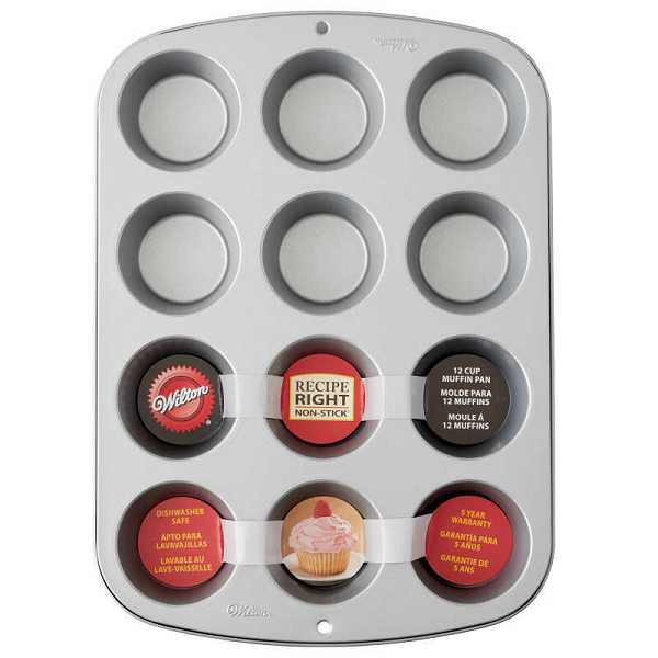 Reg Muffin N/S Pan 12 CAV Recipe Ready