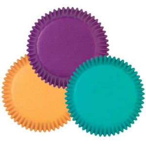 Jewel Tones(3) Baking Cups 2″ 75 CT