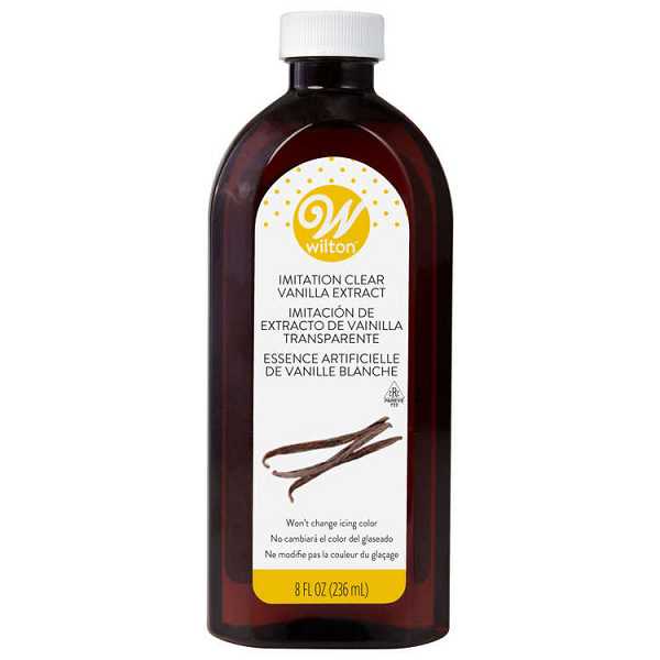 Clear Vanilla Flavor 8 OZ