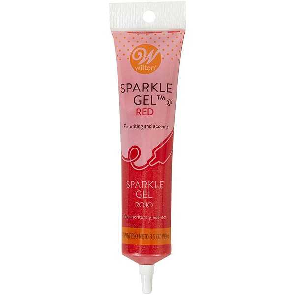 Sparkle Gel in Tube Red 3 1/2 OZ