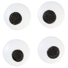 Candy Eyeballs Large 7/16" 1 OZ