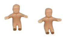 Babies Newborn White 1 1/4" 144 CT