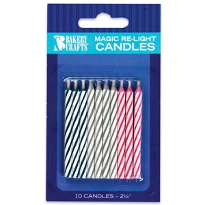 Magic Candles 2 1/2″ 10 PCS 12 CT