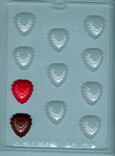 Fancy Hearts Bite Size Mold 11 CAV