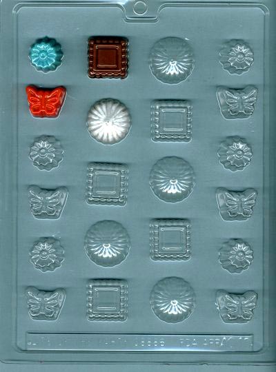 Fancy Assortment Candy Mold 22 CAV