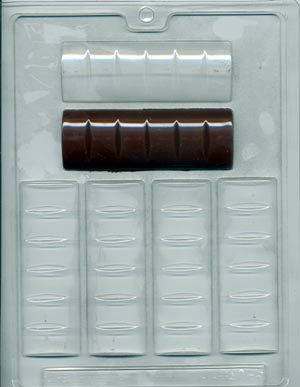 Candy Bar Candy Mold 6 CAV