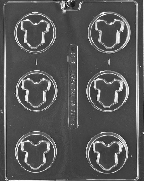 Onesie Cookie Candy Mold 6 CAV