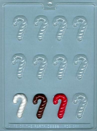 Candy Canes Mold (Small) 12 CAV