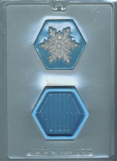 Snowflake Pour Box w/Lid Mold 1 Box