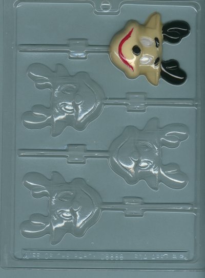 Silly Reindeer Sucker Mold 4 CAV