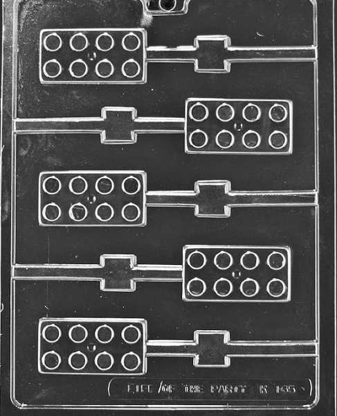 Block Sucker Candy Mold