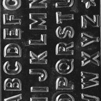 Alphabet A-Z Candy Mold 27 CAV