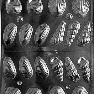 Sea Shells 3D Mold makes 10 20 CAV