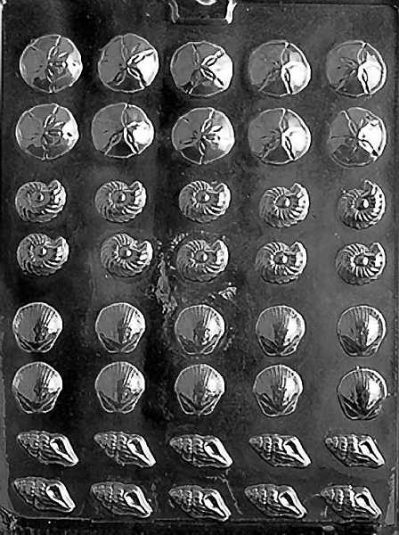Sea Shell Tiny Assorted Mold 40 CAV