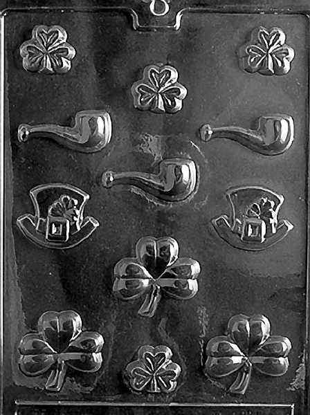 St Pat's Assortment Mold 12 CAV