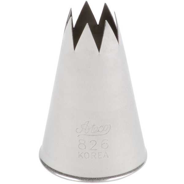 #6S=826 Open Star Pastry Tube
