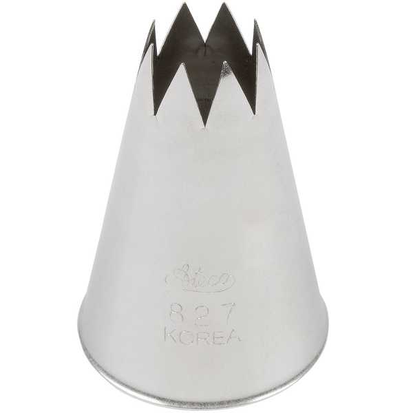 #7S=827K Open Star Pastry Tube