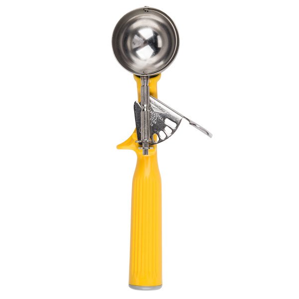No. 20 Portion Disher Yellow Handle 1.63 OZ
