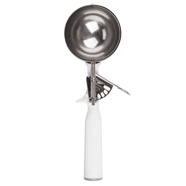 No. 6 Portion Disher White Handle 5.33 OZ