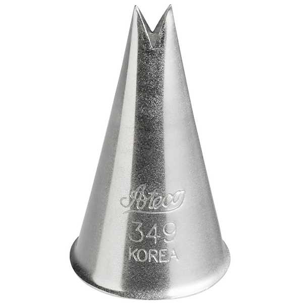 #349 Sm Deep V Cut Leaf Tube