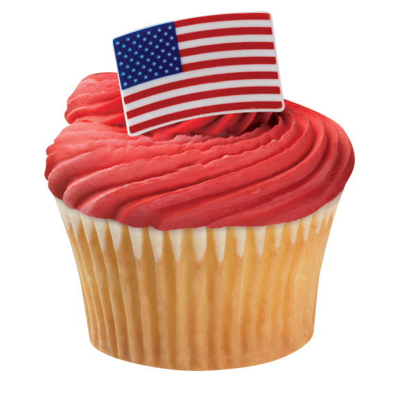 American Flag Ring 2 3/4" 144 CT - Image 2
