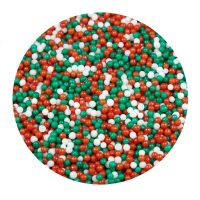 Jingle Mix Rd-Wh-Gr Nonpareils 8 OZ
