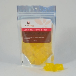 Isomalt Nibs Topaz Yellow 7 OZ