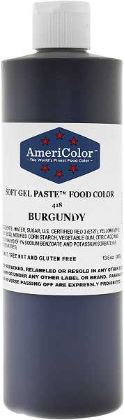 Burgundy 13.5 OZ (382g) Soft Gel Paste