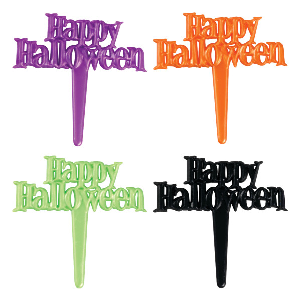Happy Halloween Pearl Pick 2" 144 CT