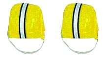 Football Helmets Yellow 1 1/2" 36 CT
