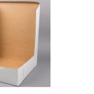 16″ x 16″ x 5″ White Cake Box 50 CT