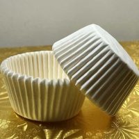 Baking Cup WHITE 2" B x 1 1/4"W 10,000 CT