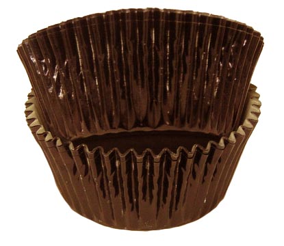 Brown Foil Cups 2"B x 1 1/4"W 500 CT