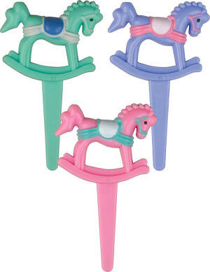 Rocking Horse Pick 1 3/8" 72 CT