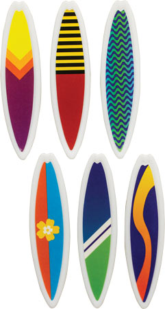 Surf Board Toppers 6 styles 72 CT