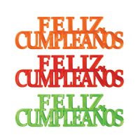 Feliz Cumpleanos Bio Script 5" 48 CT
