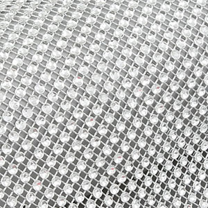 Sparkle Ribbon Silver 4 3/4" 10 yards