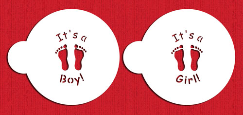 Stencil It's a boy/girl 2 CT