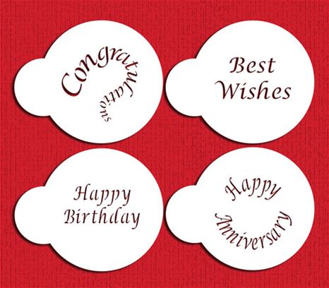 Stencil Special Occasions Cookie